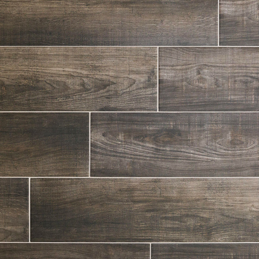 Wood look tile
